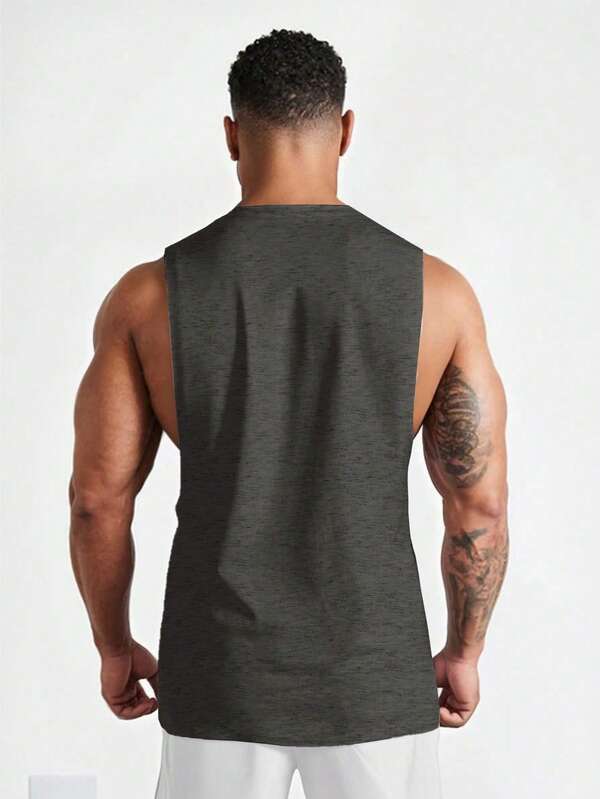 Men's casual fitness sleeveless top, simple and versatile, suitable for daily wear, summer style Men's casual fitness sleeveless top, simple and versatile, suitable for daily wear, summer style