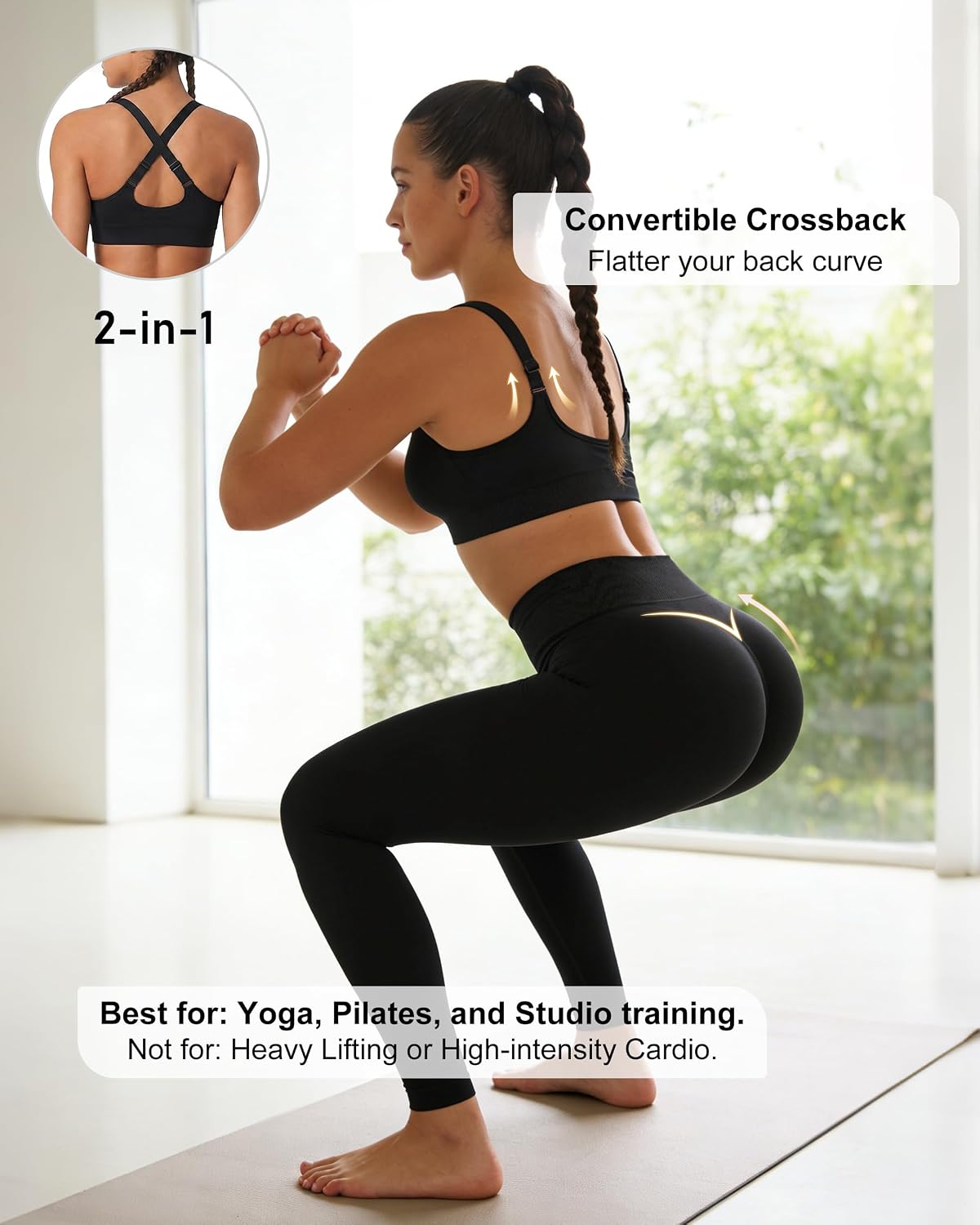 4 Piece Workout Sets for Women with Shorts Leggings and Two Sports Bras 4 Piece Workout Sets for Women with Shorts Leggings and Two Sports Bras