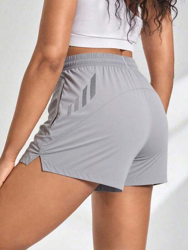 Packed Women's Summer Sports Bow Print Shorts, Elastic Waist Drawstring Running Pants, Suitable for Indoor Fitness and Outdoor Running