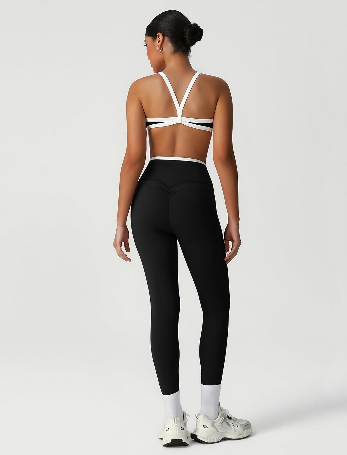 Workout Matching Sets for Women with Padded Sports Bra and Butt Lifting Leggings Workout Matching Sets for Women with Padded Sports Bra and Butt Lifting Leggings