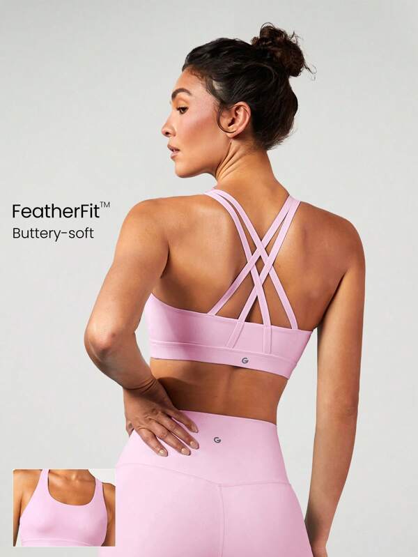 Cross strap sports bra Cross strap sports bra