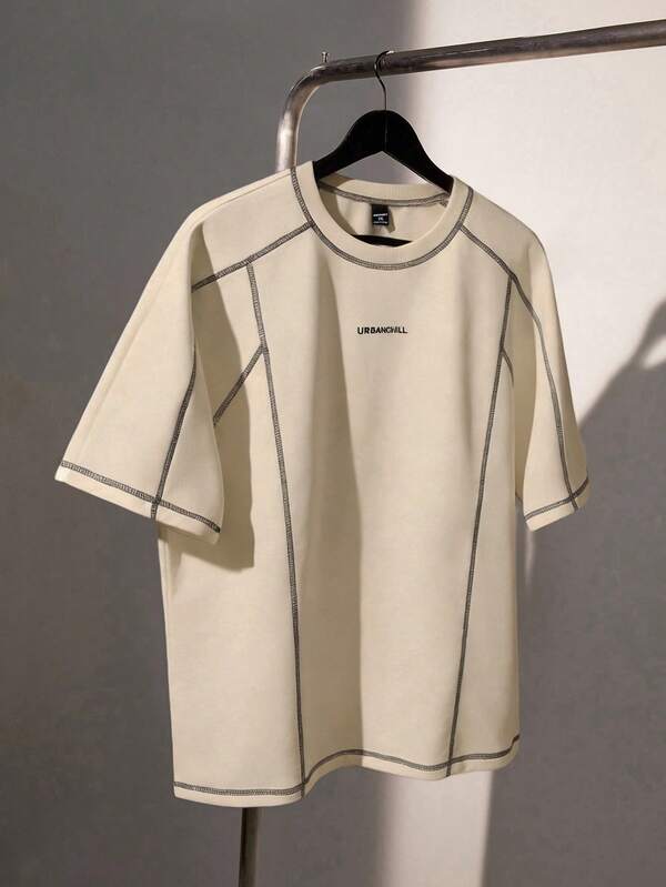 Plus Size Men's Letter Printed Casual Loose Short Sleeve Round Neck T-Shirt Plus Size Men's Letter Printed Casual Loose Short Sleeve Round Neck T-Shirt