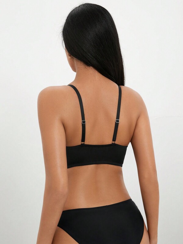 Women's front button bra (with underwire) Women's front button bra (with underwire)