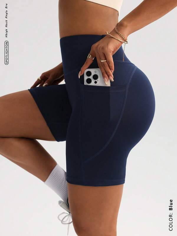 Women's Fashionable Stretch Casual Elegant Sports Fitness Shorts - Spring and Summer Versatile Retro Simple Slim High Waist Comfortable Running Street Style Versatile Style (With Pockets/Sexy Peach Butt Lifting Yoga Shorts) Women's Fashionable Stretch Casual Elegant Sports Fitness Shorts - Spring and Summer Versatile Retro Simple Slim High Waist Comfortable Running Street Style Versatile Style (With Pockets/Sexy Peach Butt Lifting Yoga Shorts)