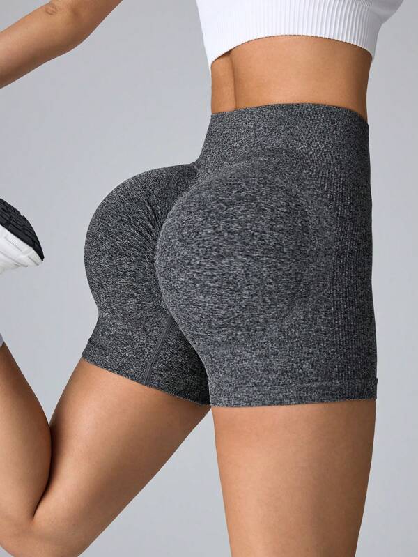 Women's High Waist Daily Fitness Sports Shorts Cycling Shorts