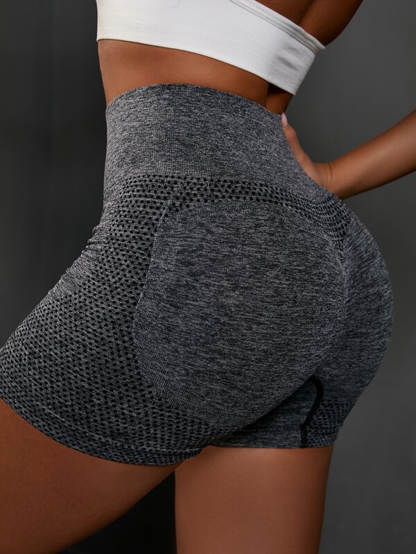 Section dyeing wide waist sports shorts stretch shorts women's sports shorts, fitness shorts, cycling shorts Section dyeing wide waist sports shorts stretch shorts women's sports shorts, fitness shorts, cycling shorts