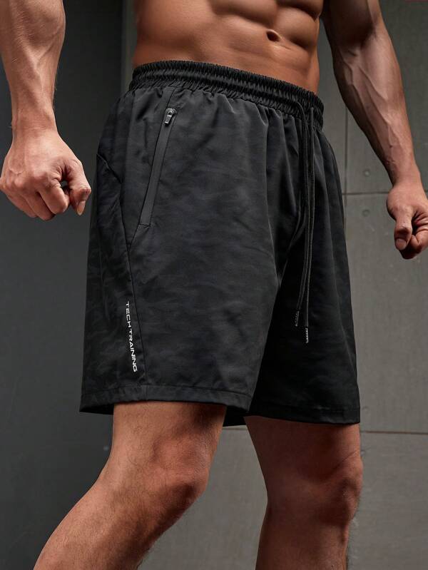 Men's simple sports shorts with front lace-up pockets, casual daily wear. Breathable, lightweight, cool, reflective, running, muscle-slim fit, suitable for training, running and fitness. Men's simple sports shorts with front lace-up pockets, casual daily wear. Breathable, lightweight, cool, reflective, running, muscle-slim fit, suitable for training, running and fitness.