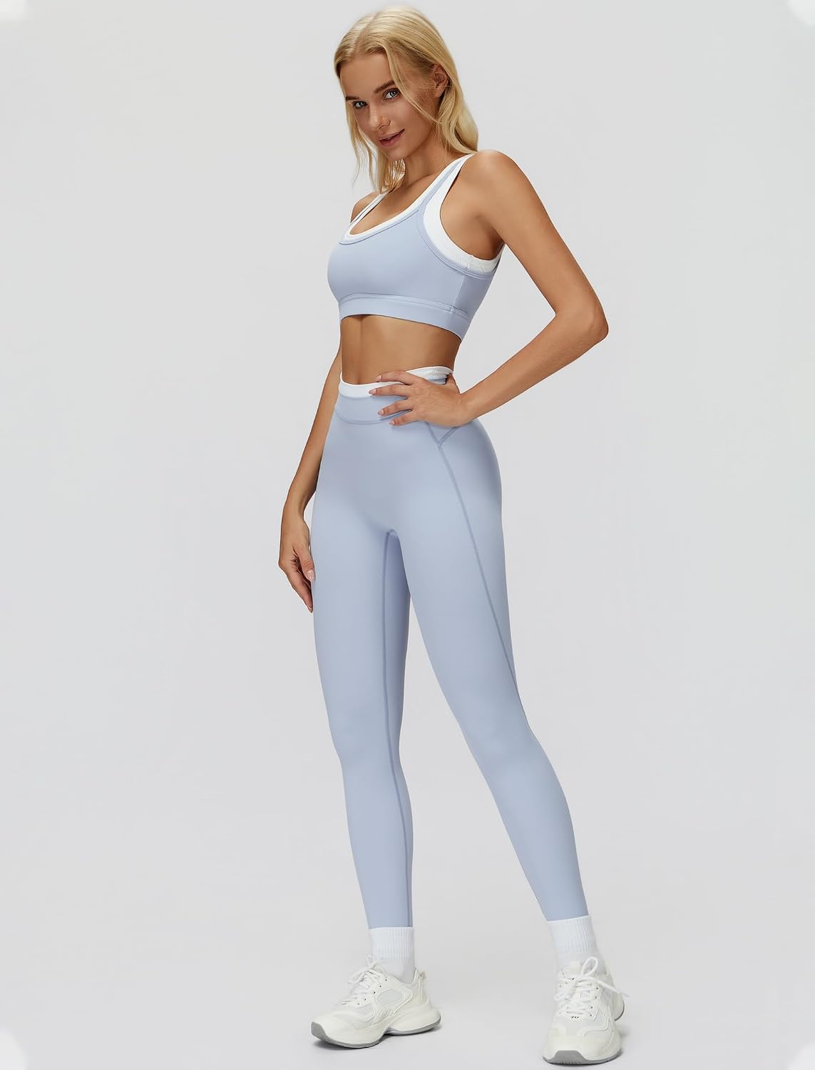 Workout Sets for Women U Back Sports Bra and High Waist Leggings Workout Sets for Women U Back Sports Bra and High Waist Leggings
