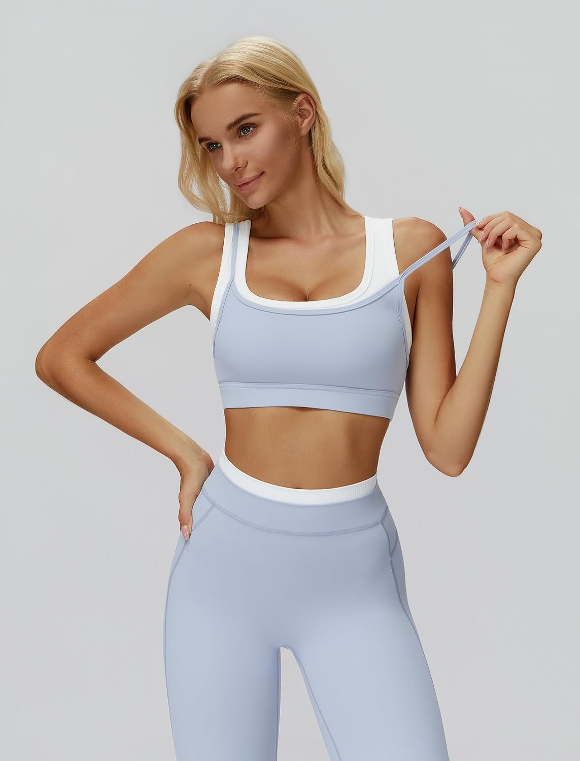 Workout Sets for Women U Back Sports Bra and High Waist Leggings Workout Sets for Women U Back Sports Bra and High Waist Leggings