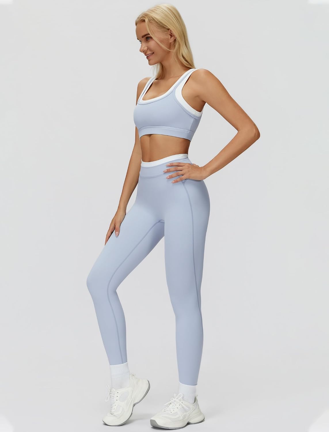 Workout Sets for Women U Back Sports Bra and High Waist Leggings Workout Sets for Women U Back Sports Bra and High Waist Leggings