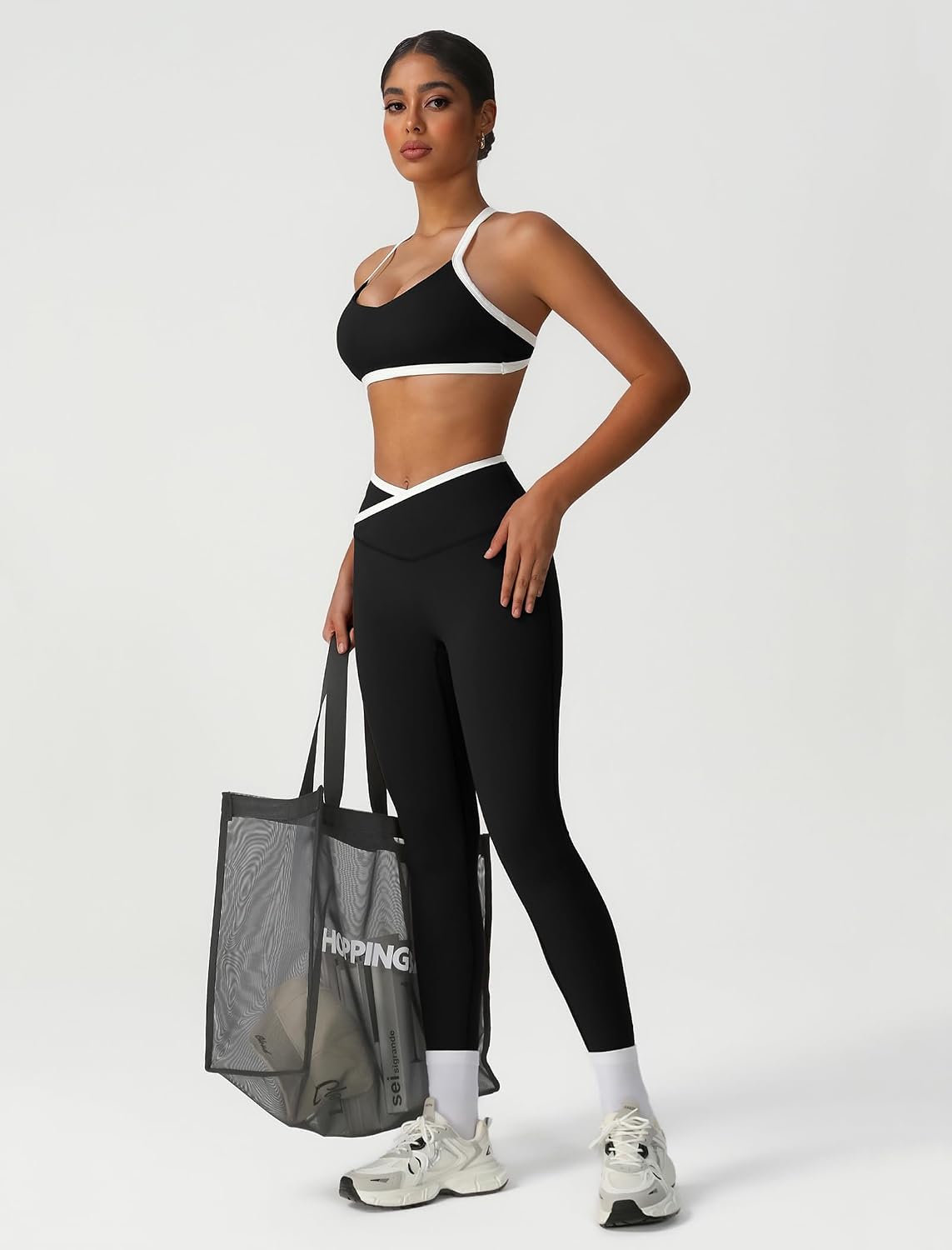 Workout Matching Sets for Women with Padded Sports Bra and Butt Lifting Leggings Workout Matching Sets for Women with Padded Sports Bra and Butt Lifting Leggings